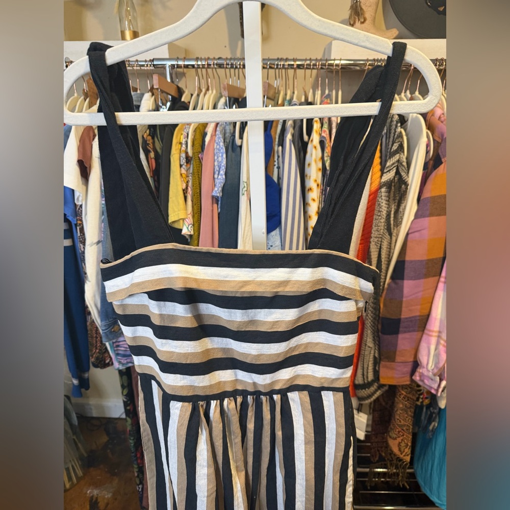 NWOT Zara TRF Collection Striped Midi Dress - Picture 9 of 12